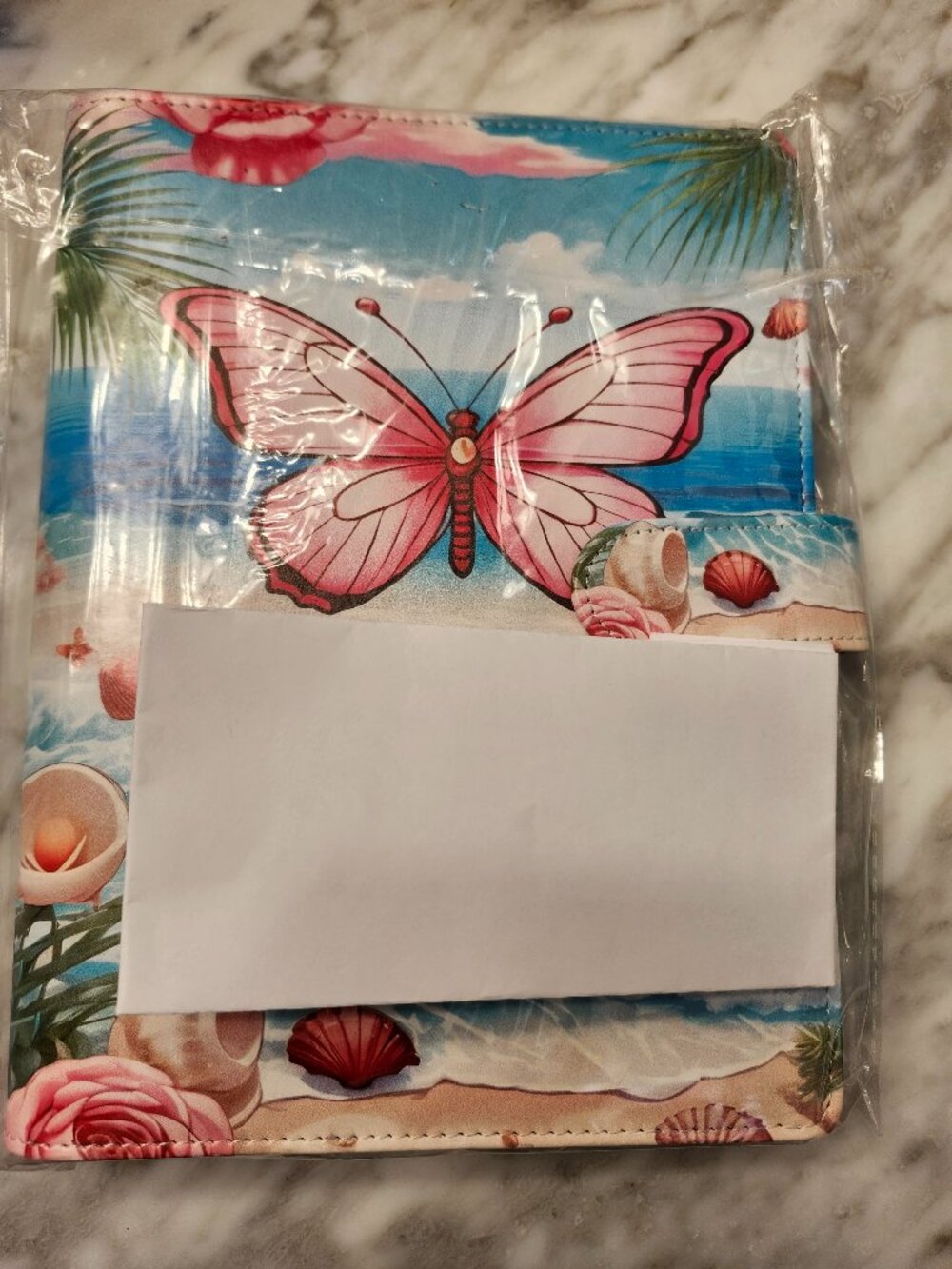 NWT Beautiful A5 beach themed 6 ring binder PLEASE SEE DESCRIPTION